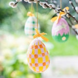 Recycled Cotton Hanging Eggs - Display | Easter Decor |