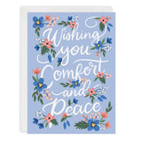 Comfort and Peace - Sympathy Card