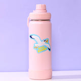 Vinyl Sticker—Gull Dinner (Seagull, Coastal)