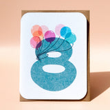 8th Birthday Card : A2