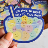 Mixed Feelings Sticker