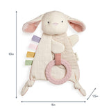 Bitzy Crinkle™ Sensory Toy with Teether: Bunny