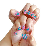Twirly Teal Piggy Paint Pen - Kids Non-toxic Nail Polish: Default Title