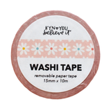 Stacked Daisy Washi Tape | Floral Print Washi