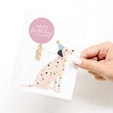 Happy Birthday Dalmatian Greeting Card