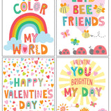 Kids Valentine Pack - Butterflies and Rainbows