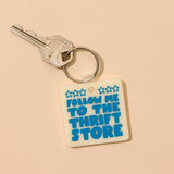 PVC Keychain by Your Gal Kiwi—Follow Me to the Thrift Store