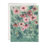 Bee-yond Grateful thank you greeting card: Singles