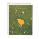 Baby Chick baby greeting card