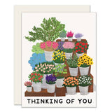 Flower Market | Floral Thinking of You Card: Single