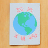 BEST DAD IN THE WORLD GREETING CARD