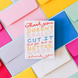 No Better Words | Thank You Card: Single