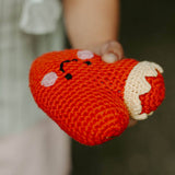 ❤️ Heart Rattle – Perfect in Pink or Red: Pink