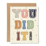 You Did It Card