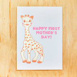 FIRST MOTHER'S DAY GREETING CARD