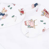Winter Sports Dogs Pink - Bandana Bib: O/S