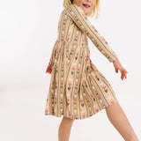 Spring Goose Bamboo Dress: 8/9