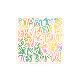 Change Sticker