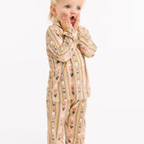 Spring Goose Bamboo Button Up Set: 4T