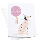 Happy Birthday Dalmatian Greeting Card
