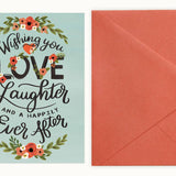 Love Laughter - Wedding + Engagement Card