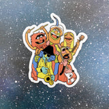 Vinyl Decal - Dr. Teeth and the Electric Mayhem - Muppets