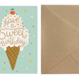 Ice Cream - Birthday Card