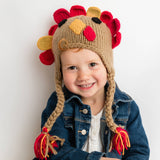 Turkey Earflap Beanie Hat Baby & Kids: L (2-6 Years)