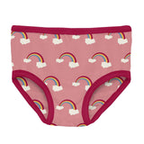 Print Girl's Underwear in Strawberry Rainbows: XS-5/6