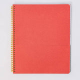 Rough Draft Large Notebook, Floral Stripe