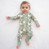 Garden Meadow Romper Pajamas: 12-18M