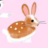 USAGI THREE - Baby Card