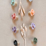 *NEW SIZE* Itzy Soother™ Natural Rubber Paci Sets: Coconut + Toast 6-18 M