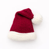 Santa Crimson Stocking Hat for Baby Kids & Adult: M (6-24 months)