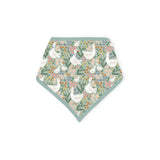 Garden Meadow Floral Bamboo Baby Bib