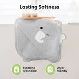 KeaBabies Cuddle Baby Hooded Towel: Elephant / Regular