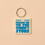 PVC Keychain by Your Gal Kiwi—Follow Me to the Thrift Store