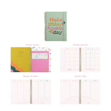 Undated Perpetual Planner - Clean and Colorful Make Today A : Make Today A Great Day (small)