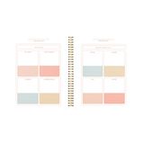 Undated Perpetual Planner - Color Block Daisy
