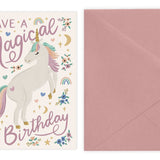 Unicorn - Birthday Card
