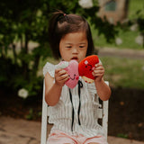 ❤️ Heart Rattle – Perfect in Pink or Red: Pink
