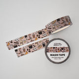 Coffee Pattern Washi Tape | Coffee Lover Washi