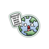 Raise Hippies - Environmental Sticker