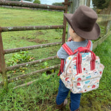 Itzy Bitzy Backpack: Strawberries & Cream