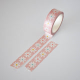 Stacked Daisy Washi Tape | Floral Print Washi
