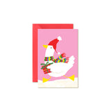 Winter Duck – Holiday Mini Note Card