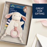 Bitzy Crinkle™ Sensory Toy with Teether: Bunny