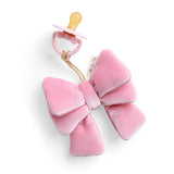 *NEW OPTIONS* Bitzy Pal Natural Rubber Pacifier & Plush: Cow