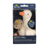 *NEW OPTIONS* Bitzy Pal Natural Rubber Pacifier & Plush: Cow
