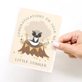 Congratulations On Your New Little Stinker Greeting Card